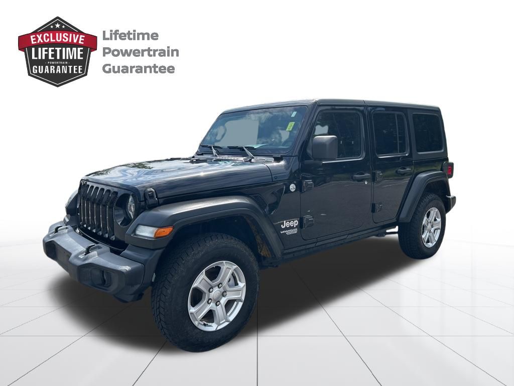 2021 Jeep Wrangler Unlimited Sport S Black at Stokes Honda North
