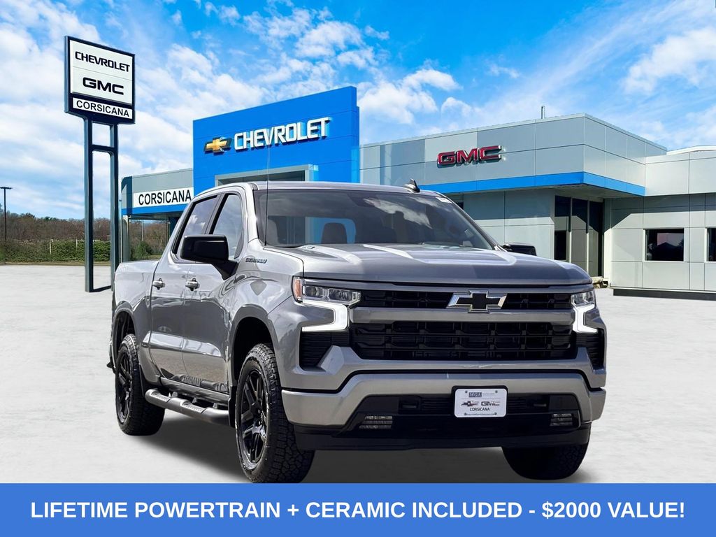 Sterling Gray Metallic 2026 Chevrolet Silverado 1500 Pickup Truck Four-Wheel Drive 8-Speed Automatic