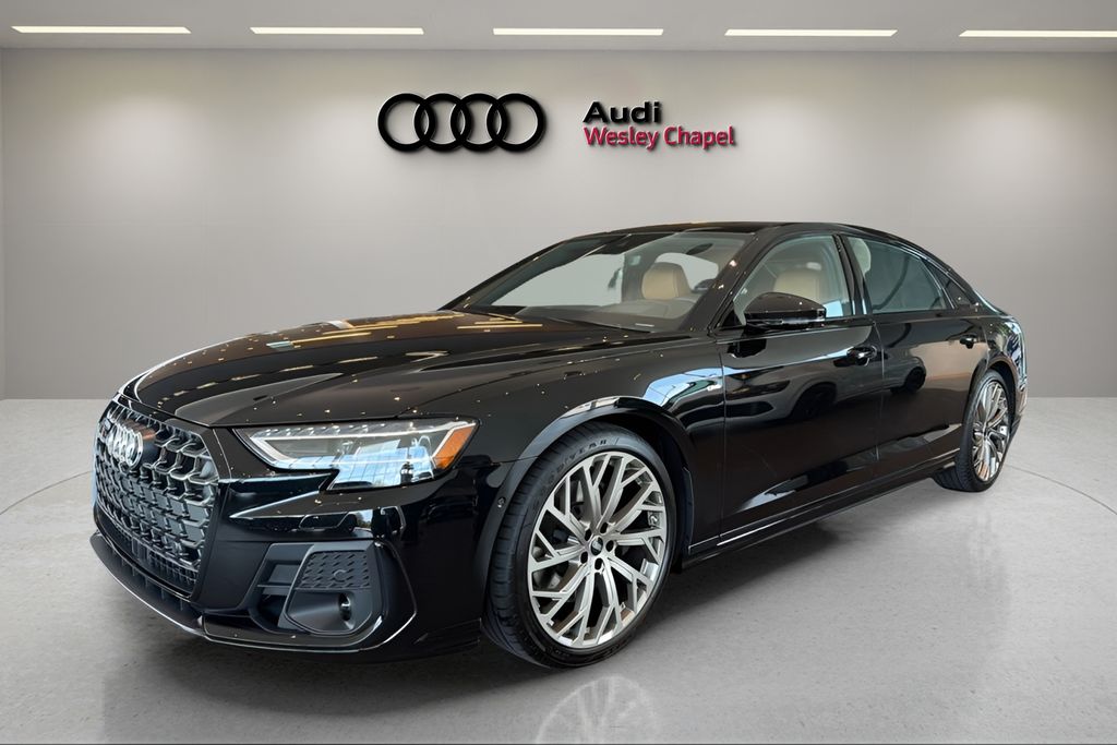 Mythos Black Metallic 2026 Audi A8 Sedan All-Wheel Drive 8-Speed Automatic
