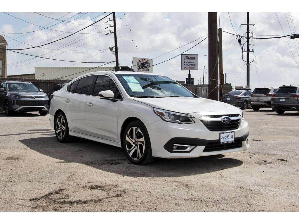 Crystal White Pearl 2020 Subaru Legacy Sedan All-Wheel Drive Continuously Variable Transmission