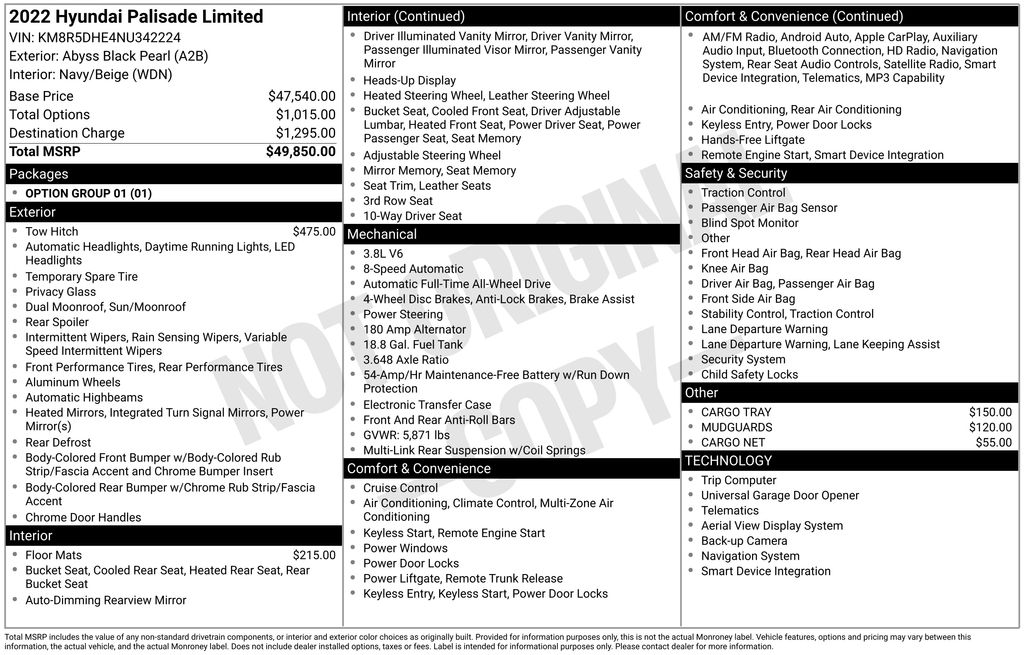 2022 Hyundai Palisade Limited