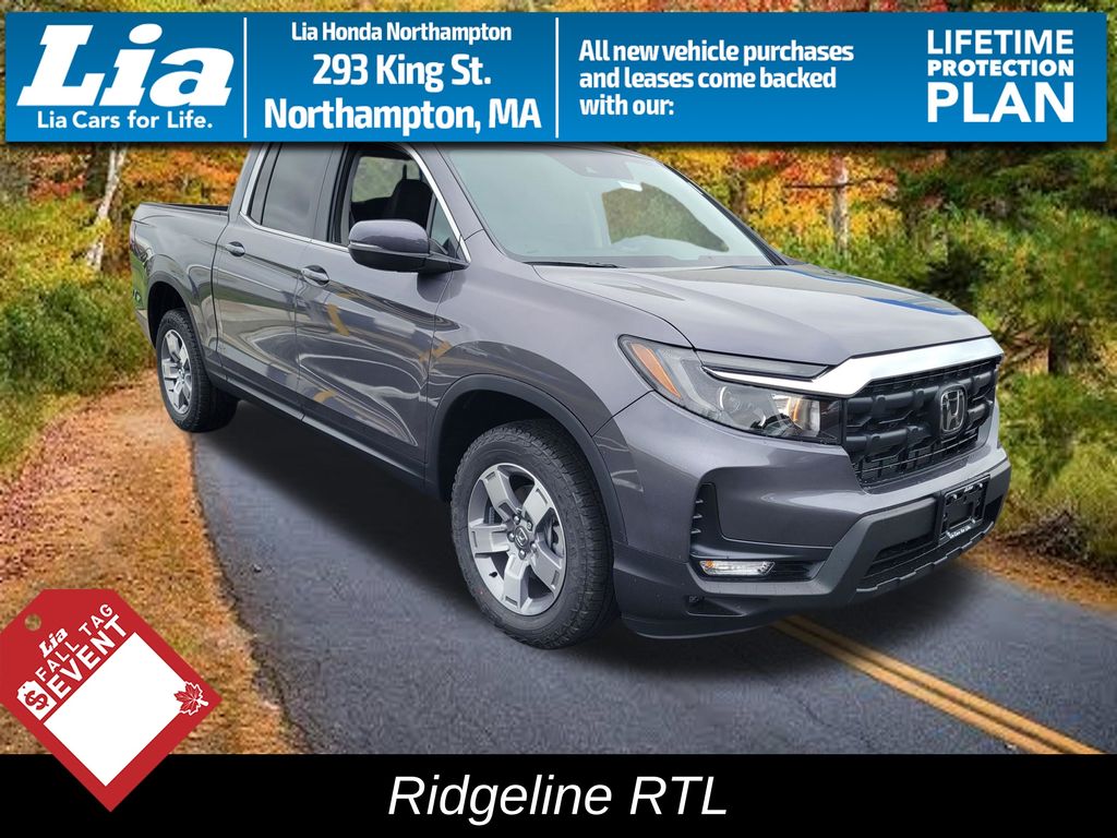 Gray (Modern Steel) 2026 Honda Ridgeline Pickup Truck All-Wheel Drive 9-Speed Automatic