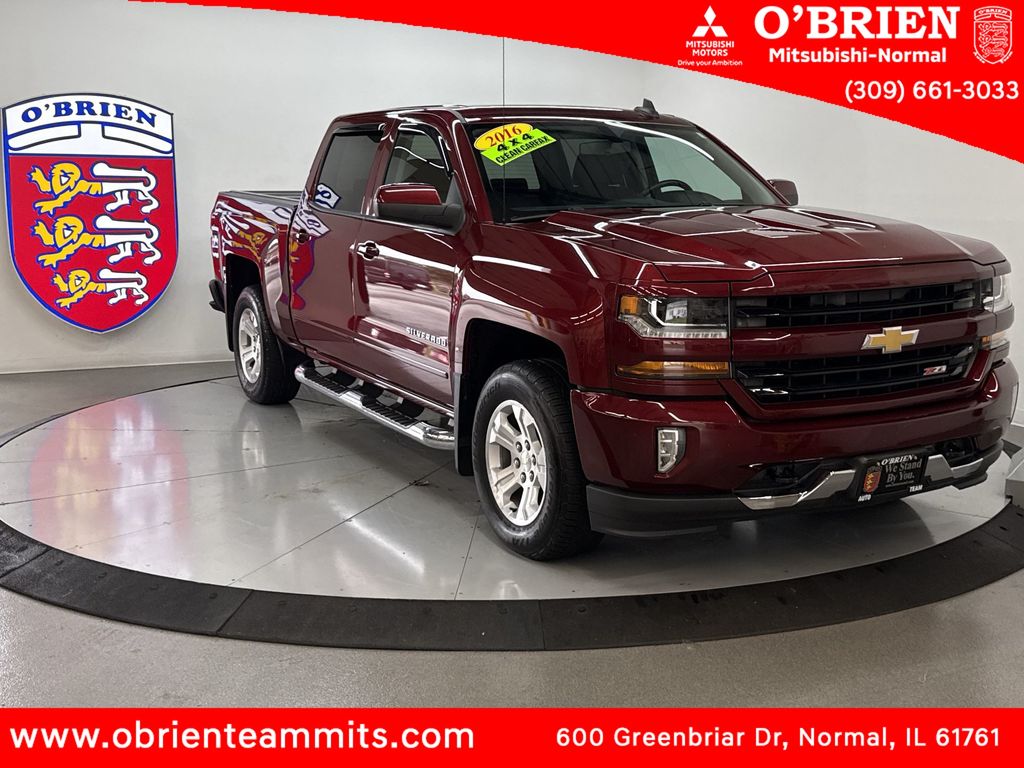 Red Tintcoat 2016 Chevrolet Silverado 1500 Pickup Truck Four-Wheel Drive 6-Speed Automatic Overdrive