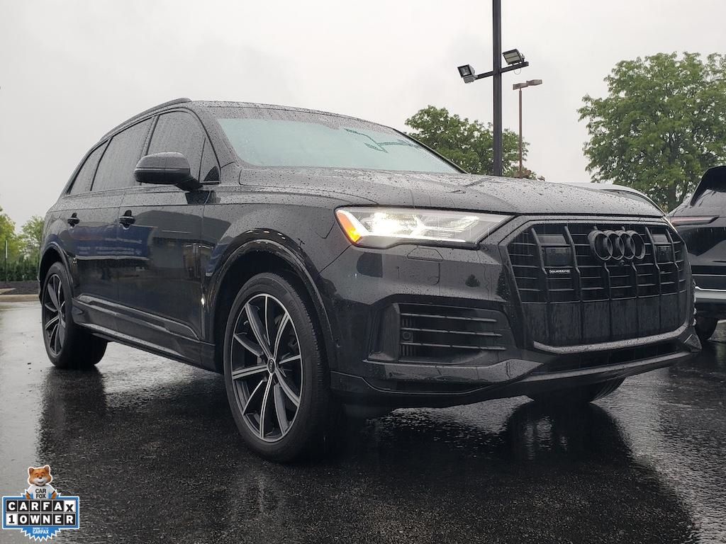 Mythos Black Metallic 2023 Audi Q7 quattro Premium Plus 55 TFSI SUV / Crossover All-Wheel Drive 8-Speed Automatic