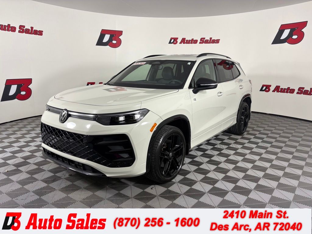 Opal White Pearl 2025 Volkswagen Tiguan SE R-Line Black 4Motion SUV / Crossover All-Wheel Drive 8-Speed Automatic