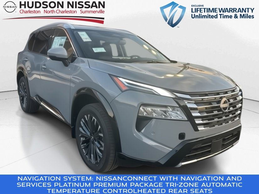 2025 Boulder Gray Pearl Nissan Rogue Platinum SUV