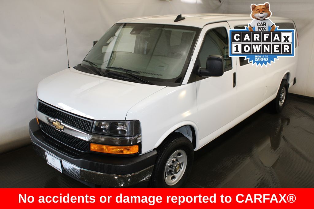 Summit White 2025 Chevrolet Express Van Rear-Wheel Drive 8-Speed Automatic Overdrive
