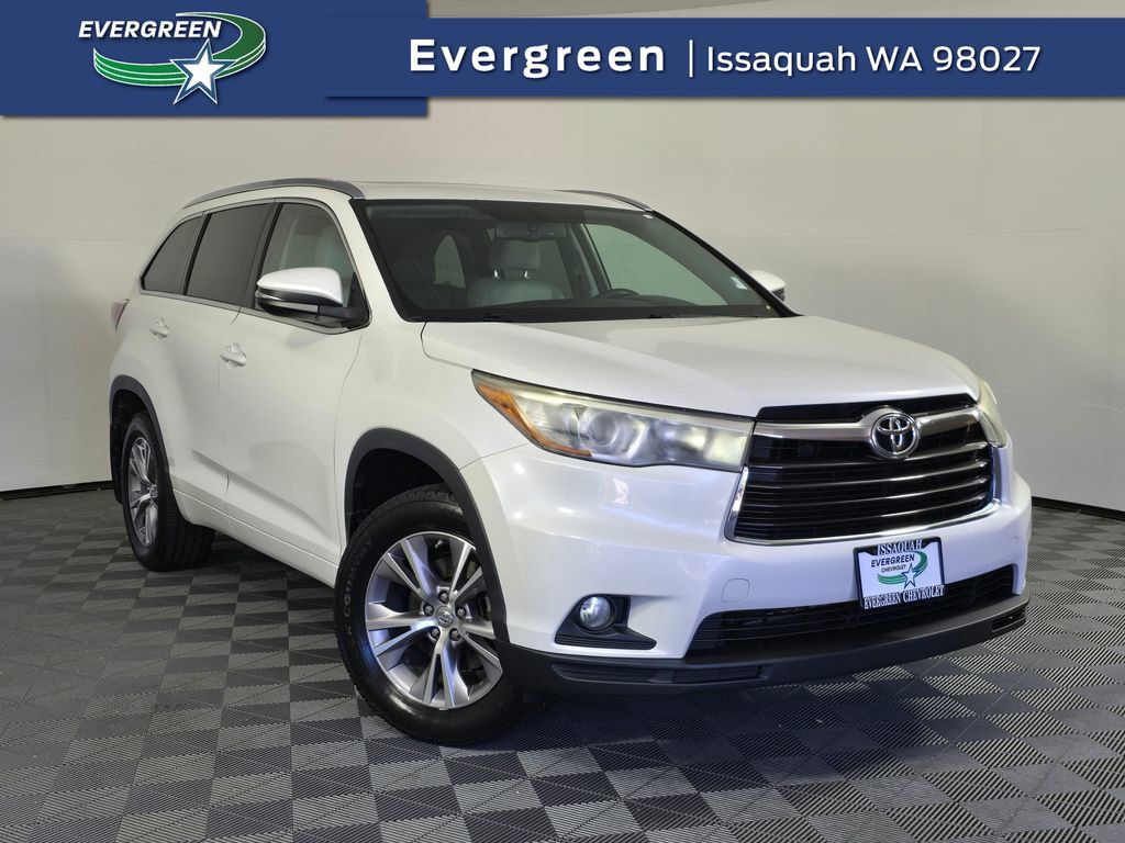 White (Blizzard Pearl) 2015 Toyota Highlander SUV / Crossover Front-Wheel Drive 6-Speed Automatic Overdrive