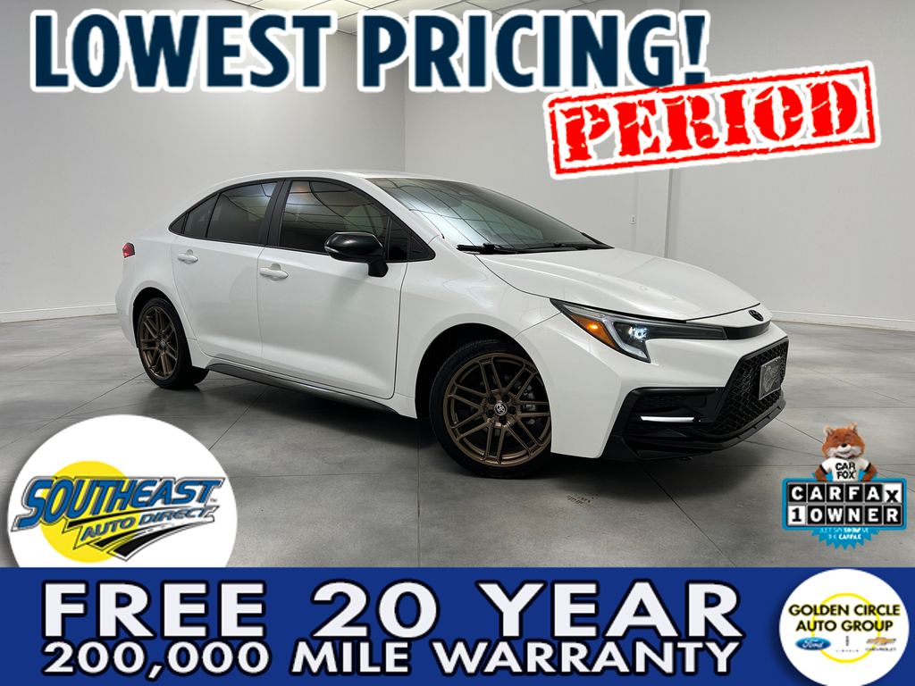 Ice Cap 2024 Toyota Corolla Sedan Front-Wheel Drive Continuously Variable Transmission