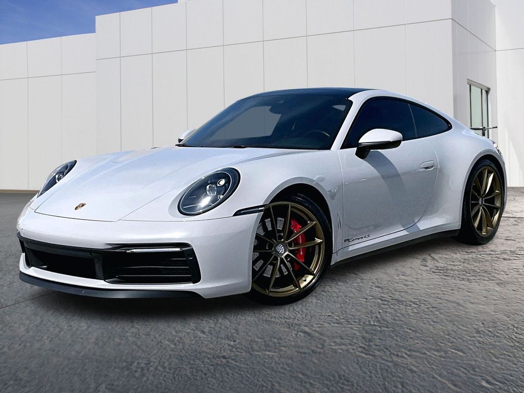 Chalk 2020 Porsche 911 Carrera 4S Coupe AWD Coupe All-Wheel Drive 8-Speed Automatic