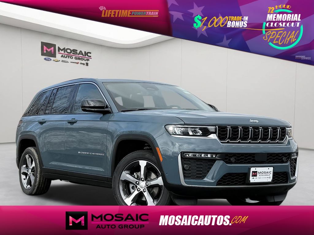 Gray (Steel Blue) 2026 Jeep Grand Cherokee Limited 4WD SUV / Crossover Four-Wheel Drive 8-Speed Automatic