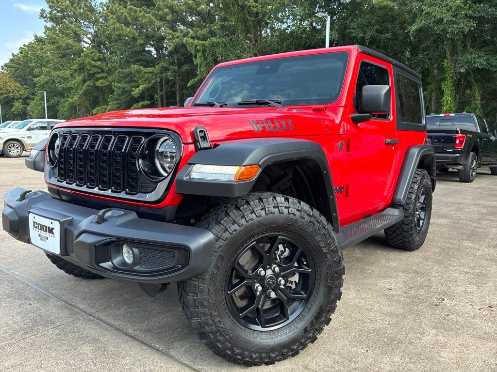 2024 Jeep Wrangler Sport Red at Bayshore Chrysler Jeep Dodge Ram