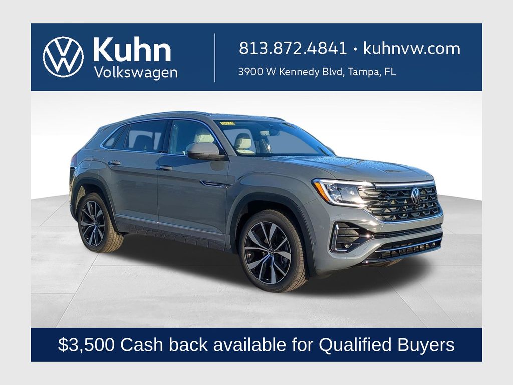 Pure Gray 2026 Volkswagen Atlas Cross Sport SUV / Crossover All-Wheel Drive 8-Speed Automatic