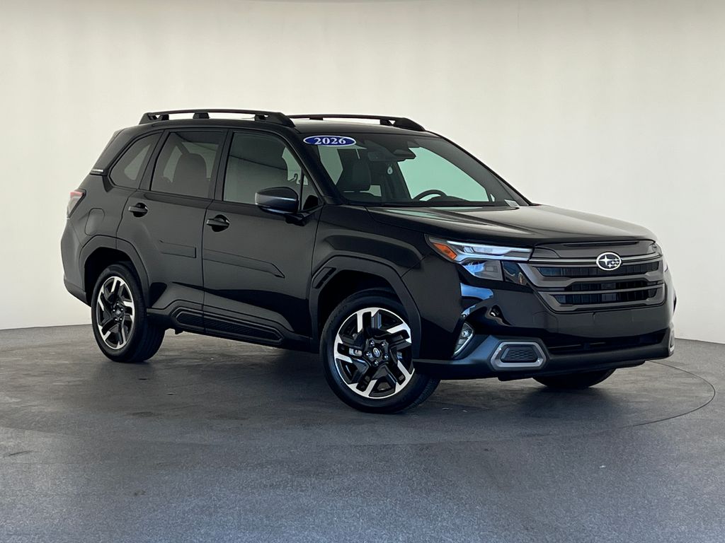 Crystal Black Silica 2026 Subaru Forester SUV / Crossover All-Wheel Drive Continuously Variable Transmission