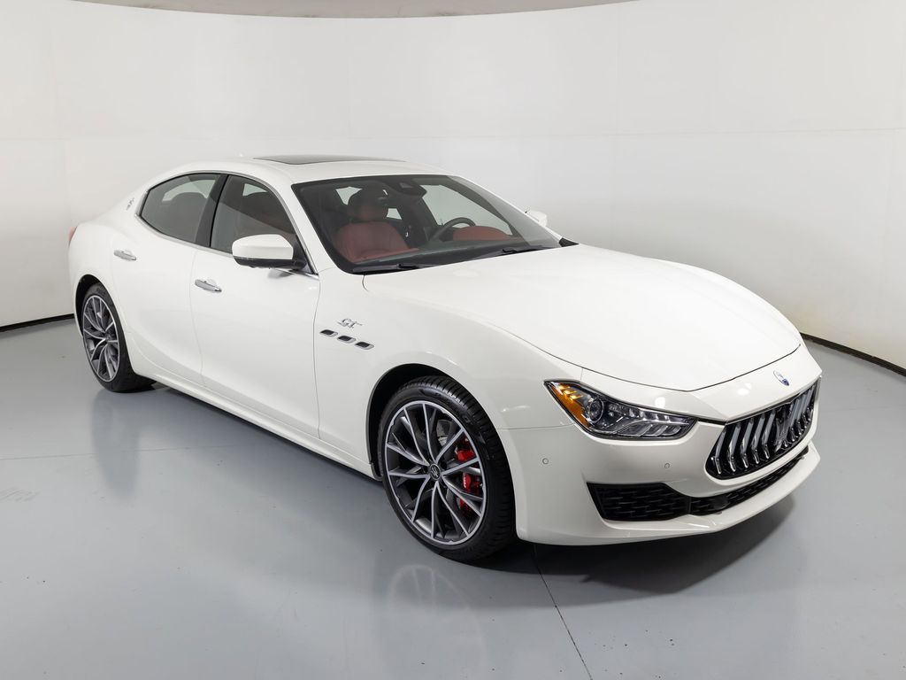 White 2023 Maserati Ghibli GT RWD Sedan Rear-Wheel Drive 8-Speed Automatic