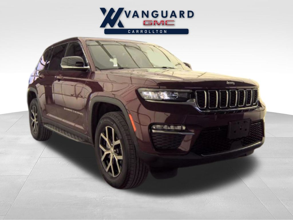 Velvet Red Pearlcoat 2025 Jeep Grand Cherokee SUV / Crossover Four-Wheel Drive 8-Speed Automatic