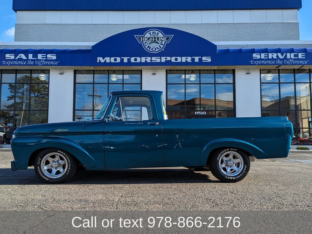 Blue 1962 Ford F-100 Pickup Truck Manual