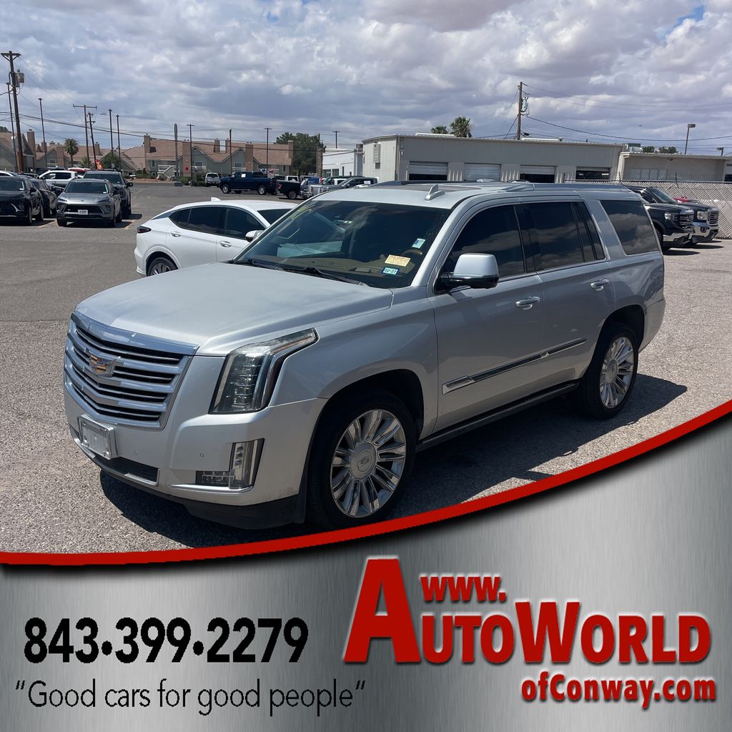 Radiant Silver Metallic 2016 Cadillac Escalade SUV / Crossover Four-Wheel Drive 8-Speed Automatic