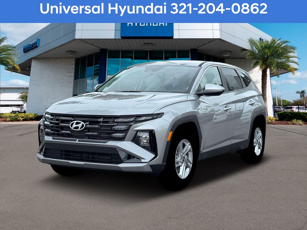 Shimmering Silver 2026 Hyundai Tucson SUV / Crossover Front-Wheel Drive 8-Speed Automatic