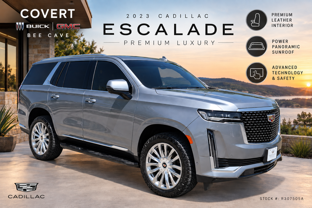 Silver Metallic 2023 Cadillac Escalade SUV / Crossover Four-Wheel Drive Automatic
