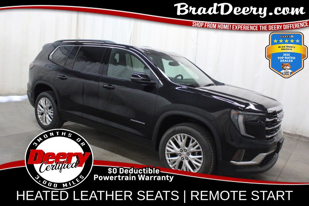 Black (Ebony Twilight Metallic) 2024 GMC Acadia SUV / Crossover Four-Wheel Drive 8-Speed Automatic