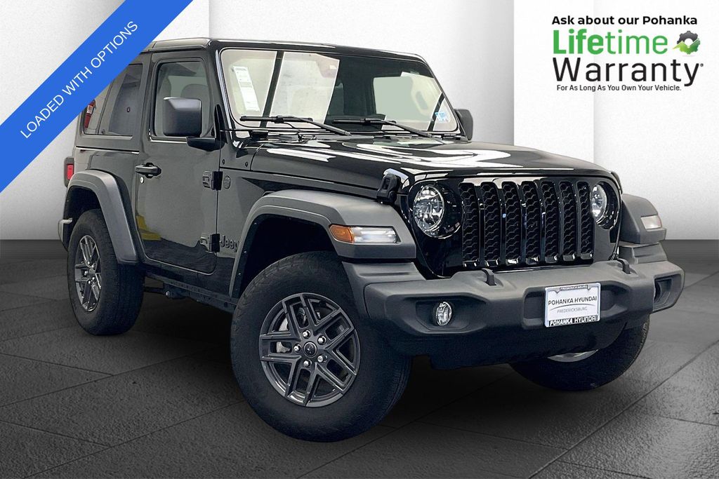 Black 2024 Jeep Wrangler SUV / Crossover Four-Wheel Drive Automatic