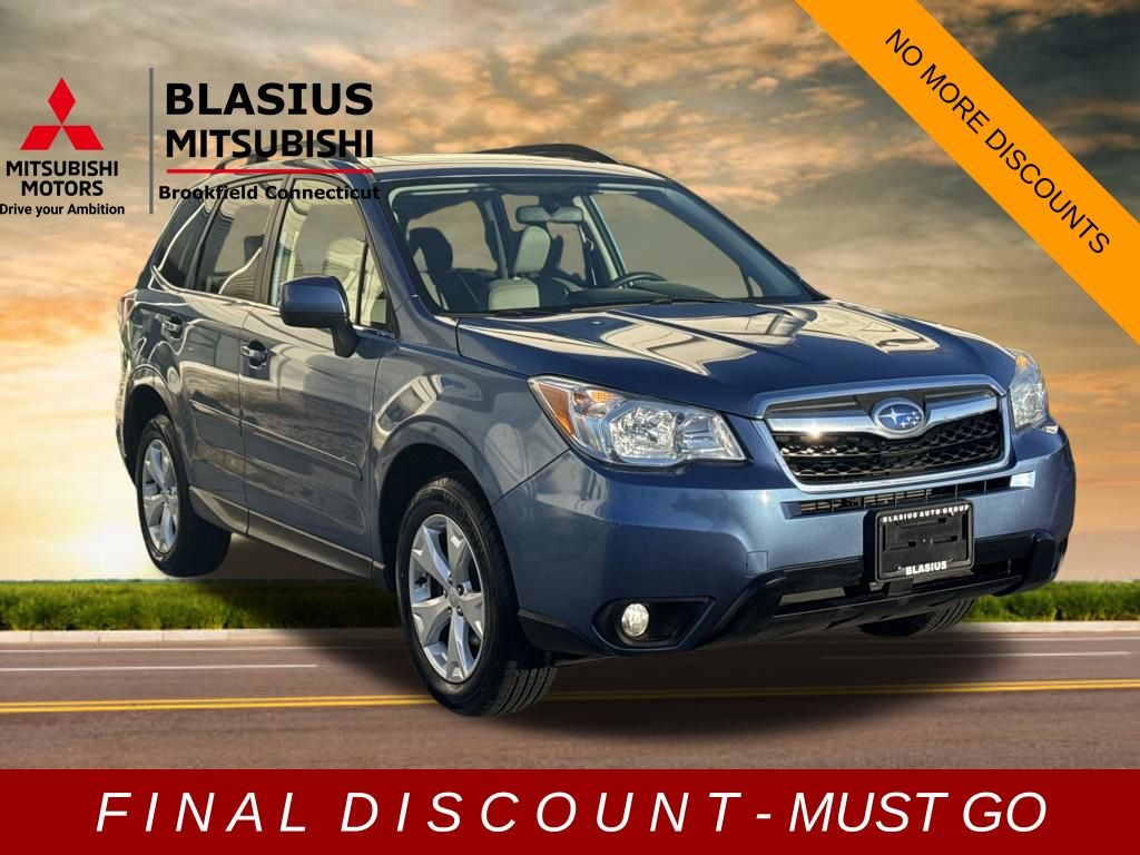 Quartz Blue Pearl 2015 Subaru Forester 2.5i Limited SUV / Crossover All-Wheel Drive Continuously Variable Transmission