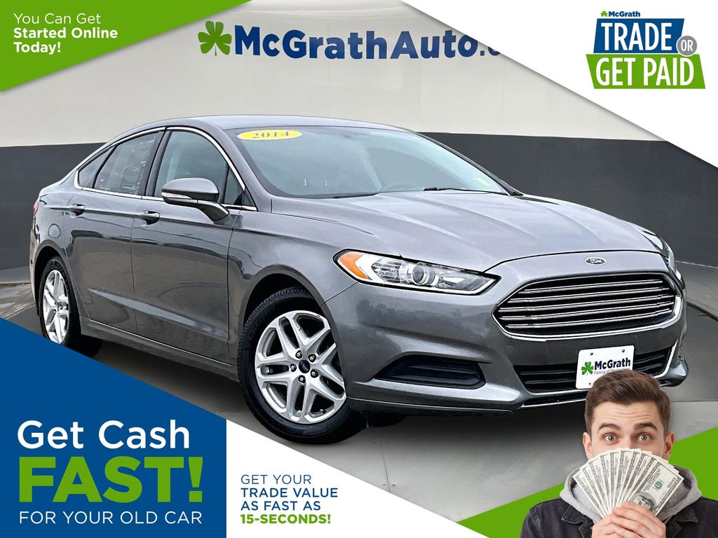 Sterling Gray Metallic 2014 Ford Fusion Sedan Front-Wheel Drive 6-Speed Automatic