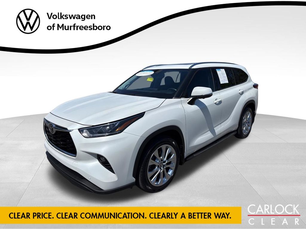 White (Wind Chill Pearl) 2023 Toyota Highlander Limited FWD SUV / Crossover Front-Wheel Drive 8-Speed Automatic