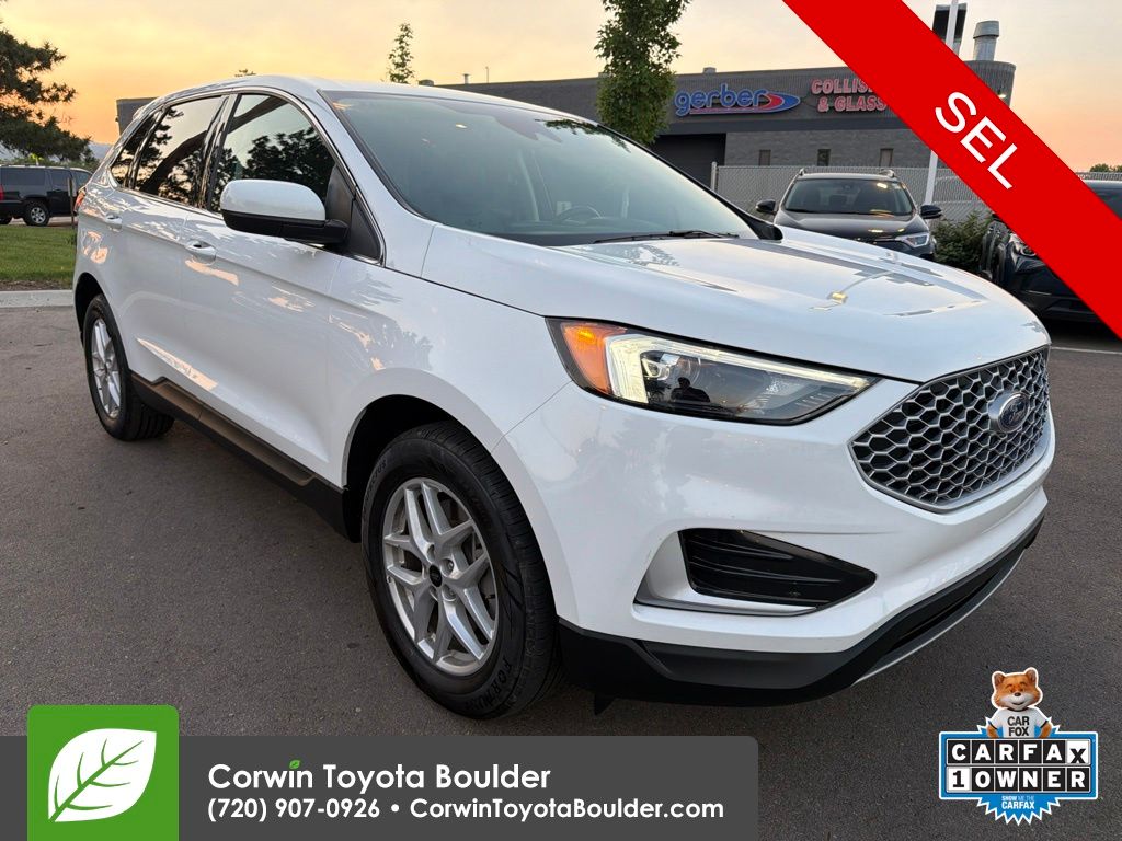 Oxford White 2024 Ford Edge SUV / Crossover All-Wheel Drive 8-Speed Automatic