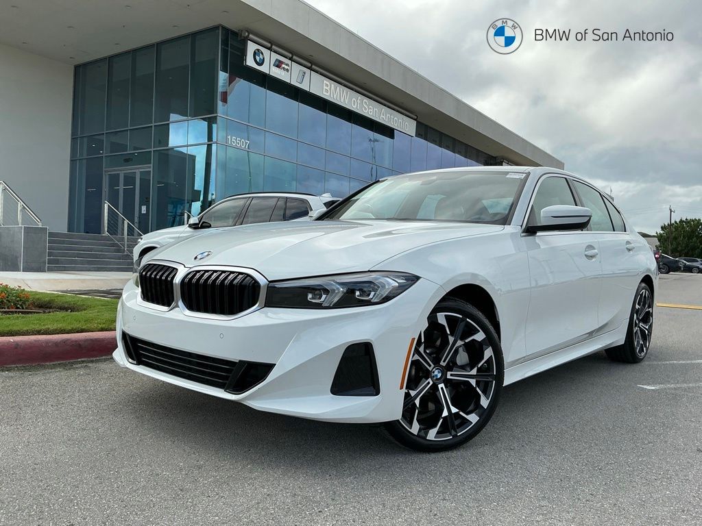 Alpine White 2025 BMW 3 Series Sedan All-Wheel Drive 8-Speed Automatic