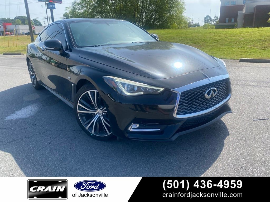 Black Obsidian 2018 INFINITI Q60 Coupe All-Wheel Drive 7-Speed Automatic