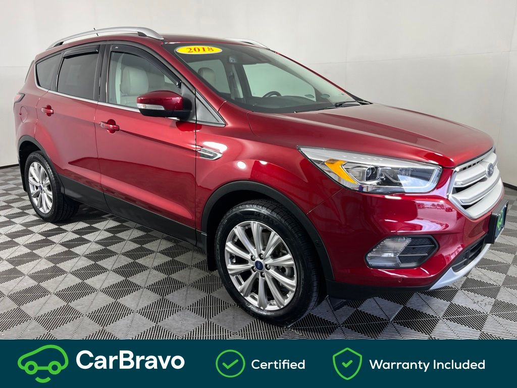 Ruby Red Metallic 2018 Ford Escape SUV / Crossover All-Wheel Drive 6-Speed Automatic