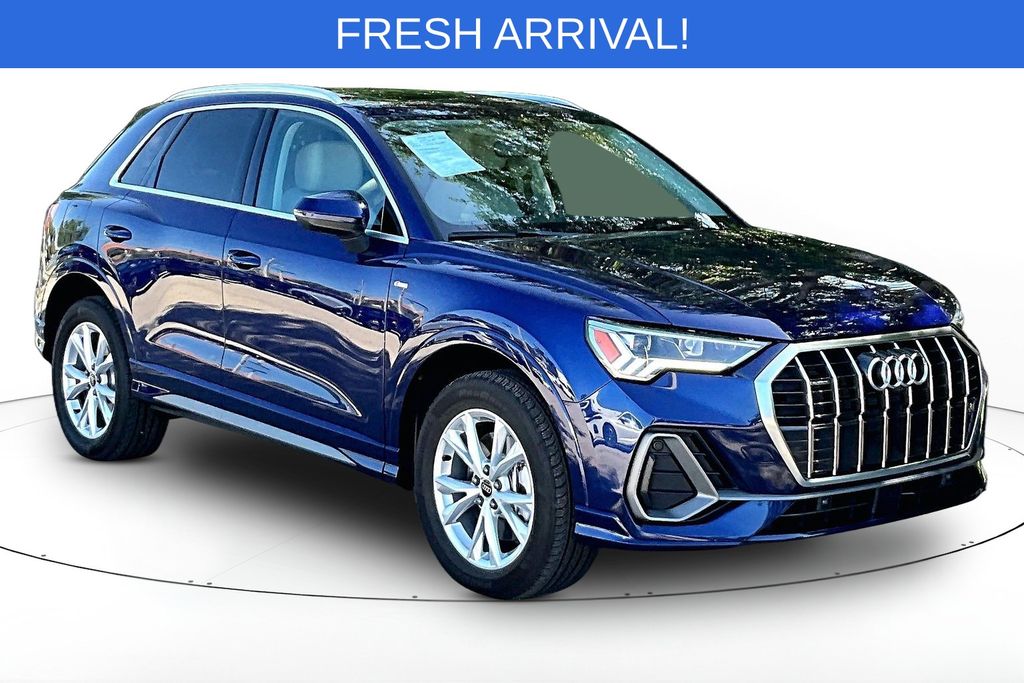 Blue Metallic 2025 Audi Q3 quattro Premium Plus S Line 45 TFSI SUV / Crossover All-Wheel Drive 8-Speed Automatic