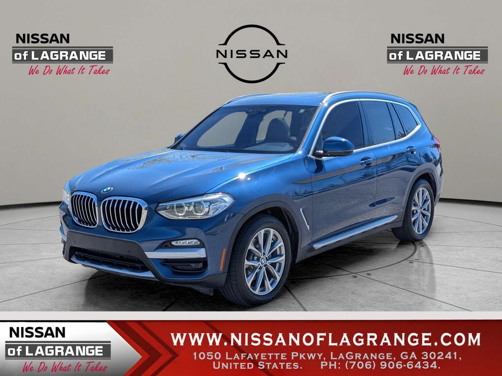 Phytonic Blue Metallic 2019 BMW X3 sDrive30i RWD SUV / Crossover Rear-Wheel Drive 8-Speed Automatic