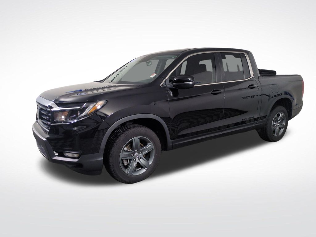 Black 2023 Honda Ridgeline RTL AWD Pickup Truck All-Wheel Drive 9-Speed Automatic