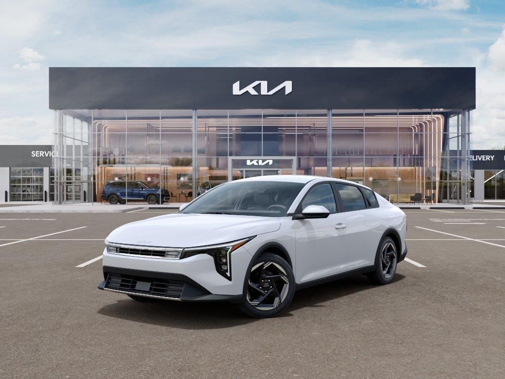 Snow White Pearl 2026 Kia K4 EX FWD Sedan Front-Wheel Drive Continuously Variable Transmission