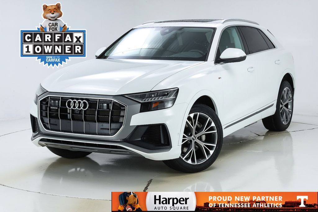 Carrara White 2023 Audi Q8 SUV / Crossover All-Wheel Drive 8-Speed Automatic