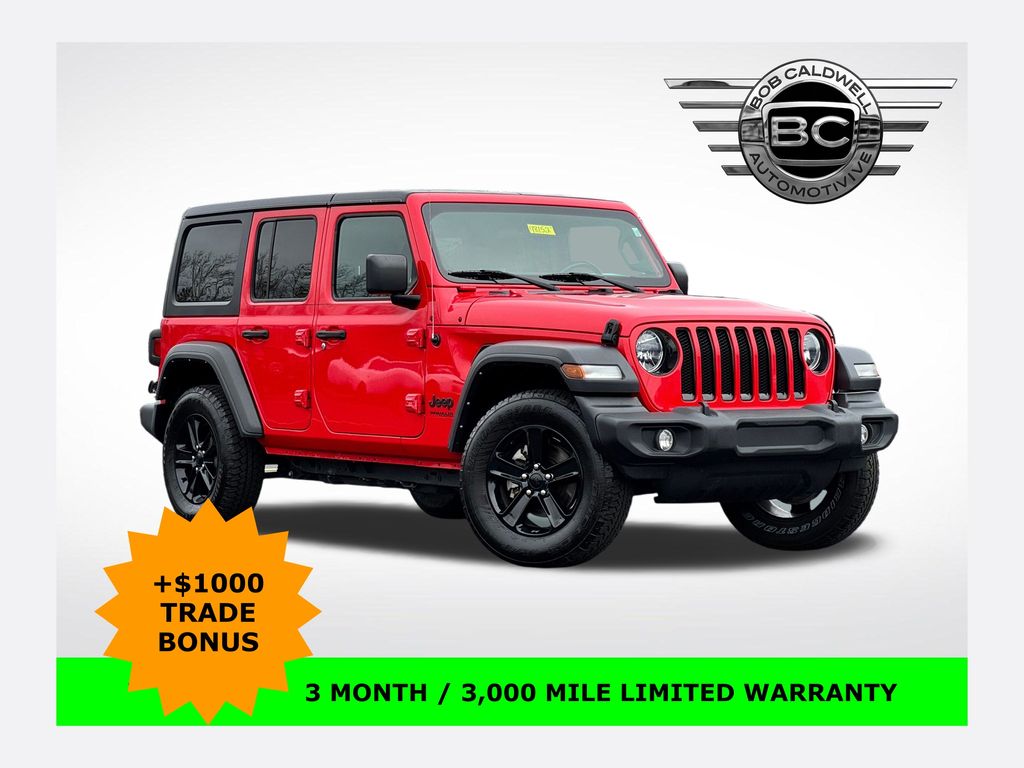 Firecracker Red Clearcoat 2021 Jeep Wrangler Unlimited Sport Altitude 4WD SUV / Crossover Four-Wheel Drive 8-Speed Automatic