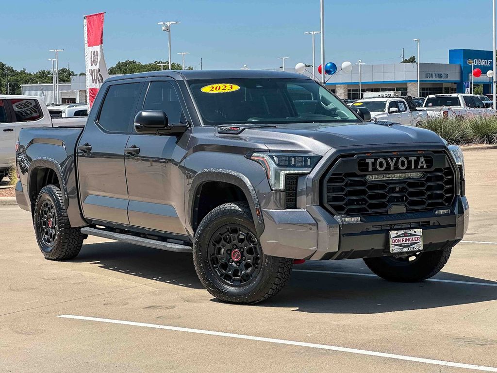 Magnetic Gray Metallic 2023 Toyota Tundra Hybrid Pickup Truck Four-Wheel Drive Automatic
