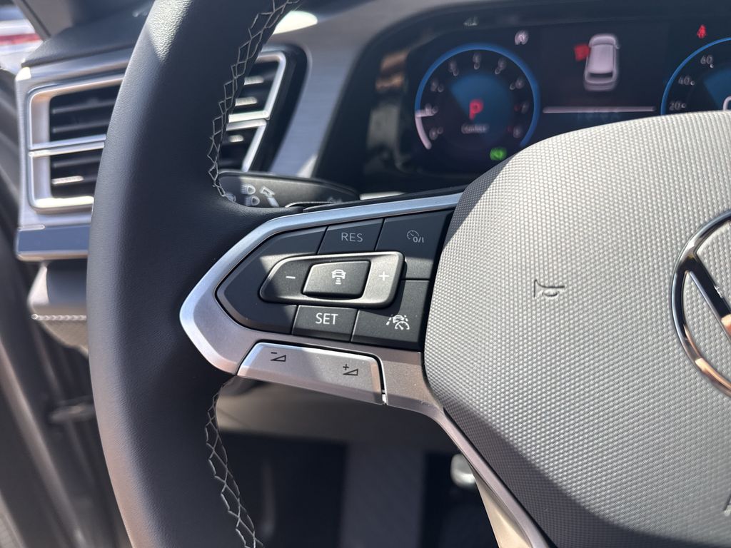 2026 Volkswagen Atlas Cross Sport 2.0T SE w/Technology Silver at DeMontrond Auto Country