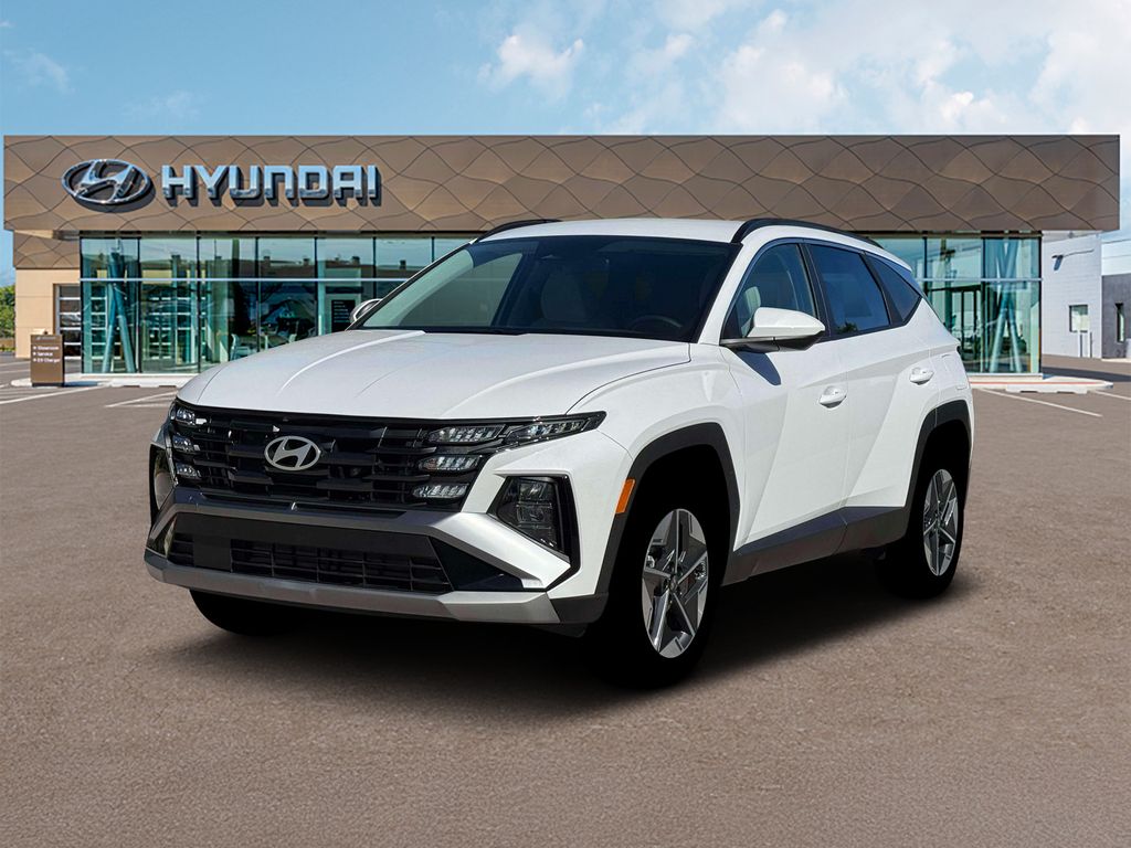 Creamy White Pearl 2026 Hyundai Tucson Hybrid SUV / Crossover All-Wheel Drive 6-Speed Automatic