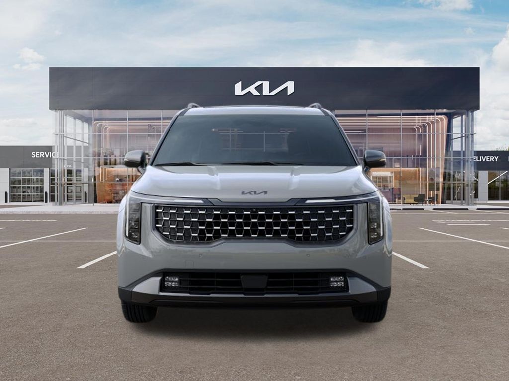 2027 Kia Carnival Hybrid SX PRESTIGE AUTO White at Shottenkirk Kia Fort Bend