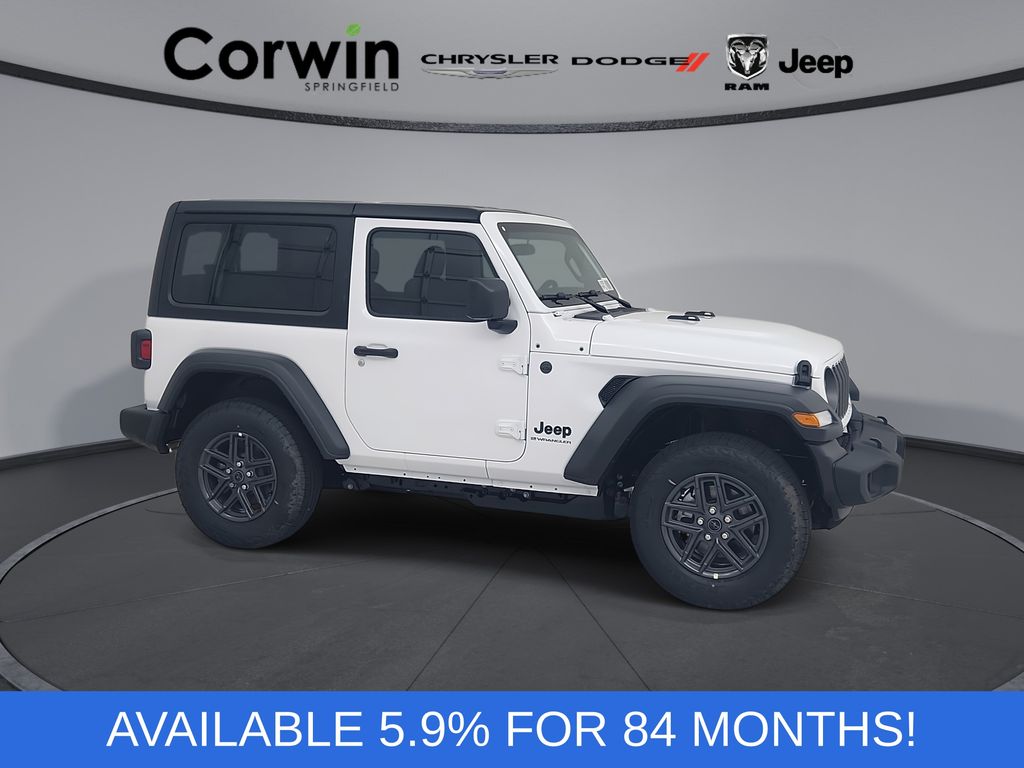 Bright White Clearcoat 2026 Jeep Wrangler SUV / Crossover Four-Wheel Drive 6-Speed Manual