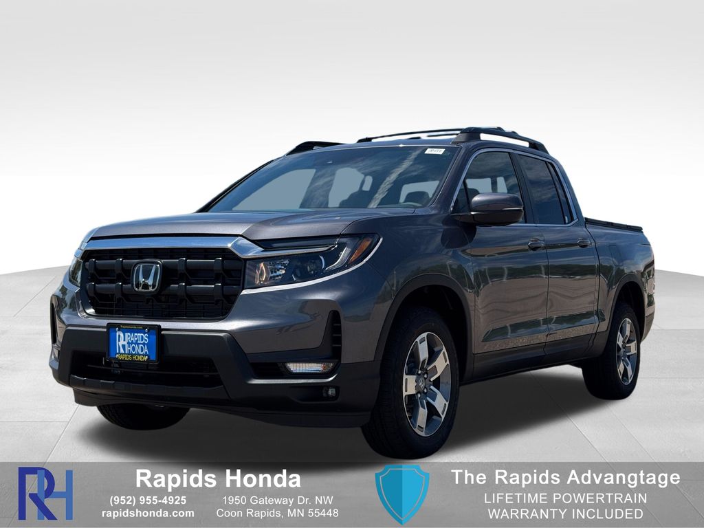 Gray (Modern Steel) 2026 Honda Ridgeline Pickup Truck All-Wheel Drive 9-Speed Automatic
