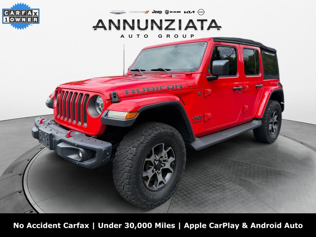 Firecracker Red Clearcoat 2018 Jeep Wrangler Unlimited Rubicon 4WD SUV / Crossover Four-Wheel Drive 8-Speed Automatic