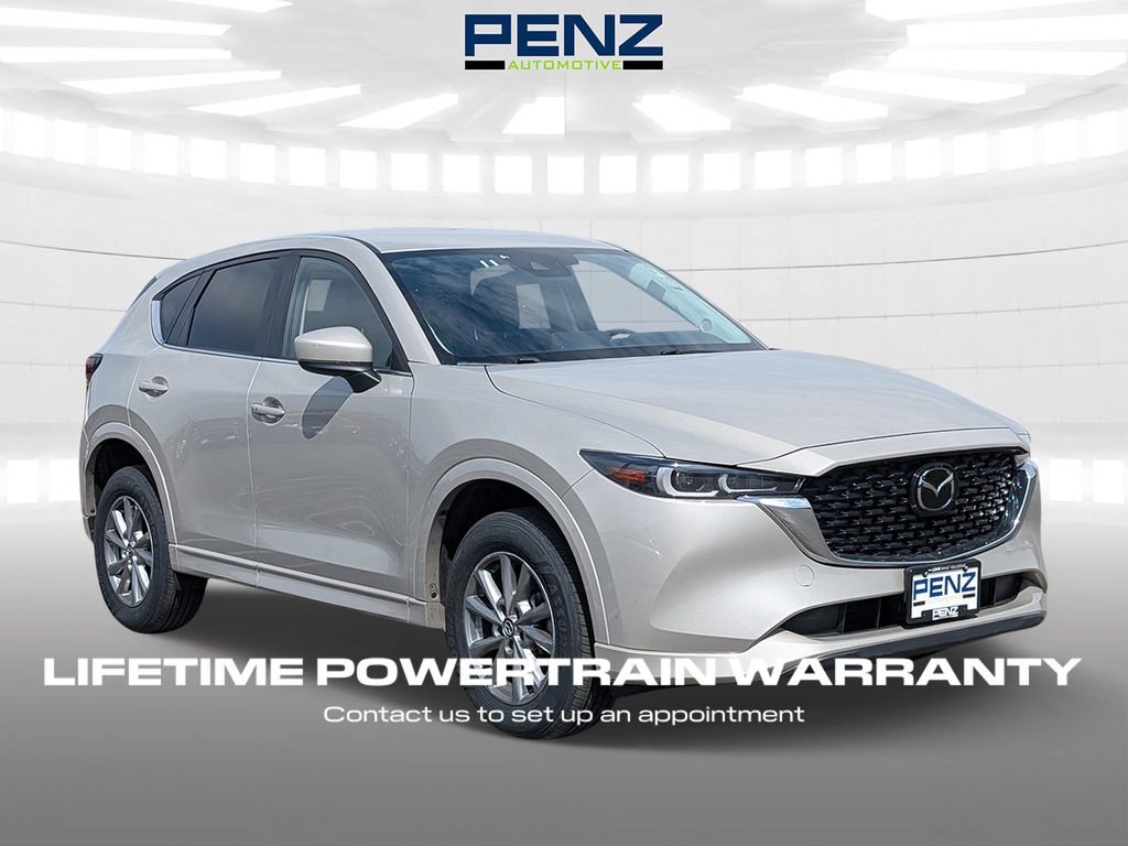 Gray (Platinum Quartz Metallic) 2024 Mazda CX-5 2.5 S Select AWD SUV / Crossover All-Wheel Drive 6-Speed Automatic