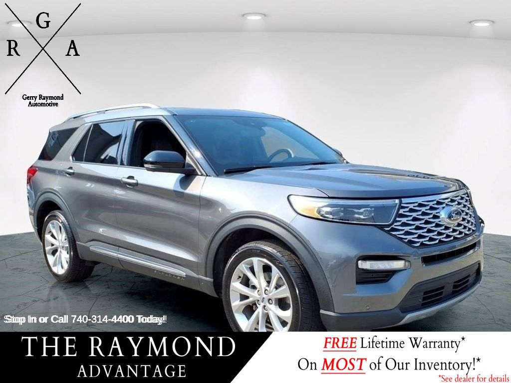 Gray Metallic 2023 Ford Explorer SUV / Crossover All-Wheel Drive Automatic