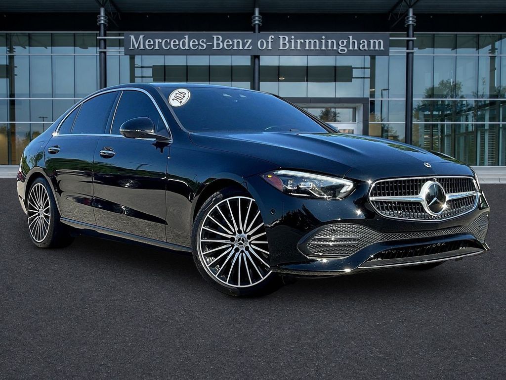 Black 2026 Mercedes-Benz C-Class Sedan All-Wheel Drive Automatic