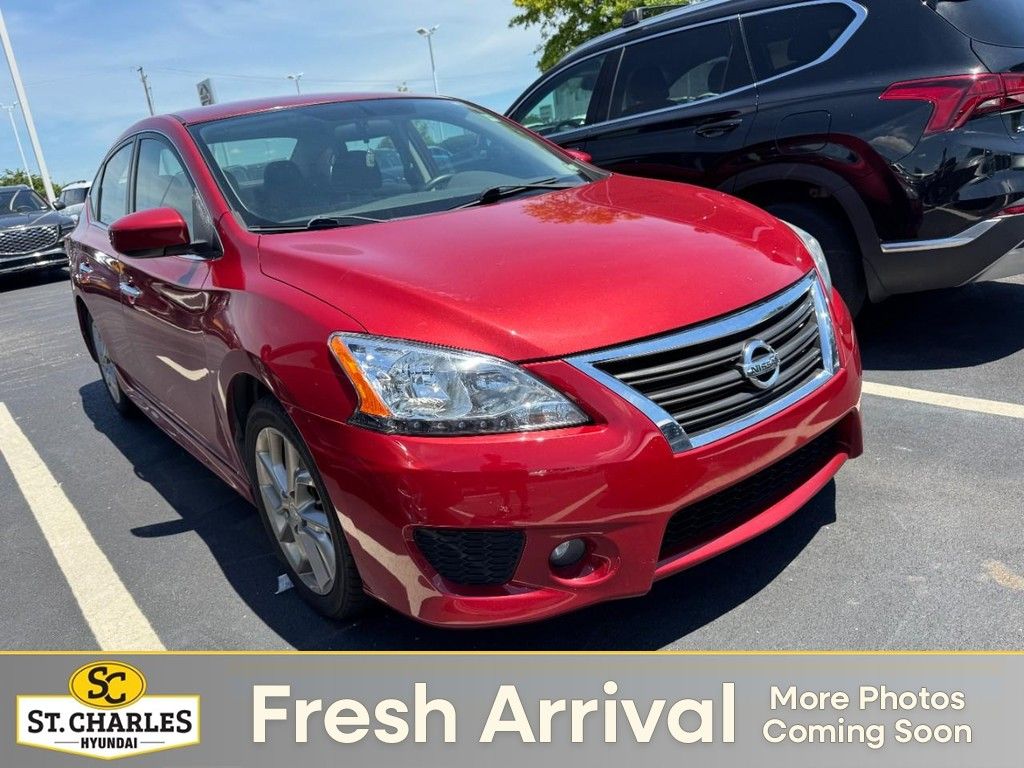 Red Brick 2014 Nissan Sentra Sedan Front-Wheel Drive Continuously Variable Transmission